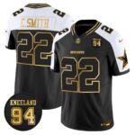 Dallas Cowboys 94 Marshawn Kneeland Memorial Patch Gold Vapor Limited Jersey - All Stitched