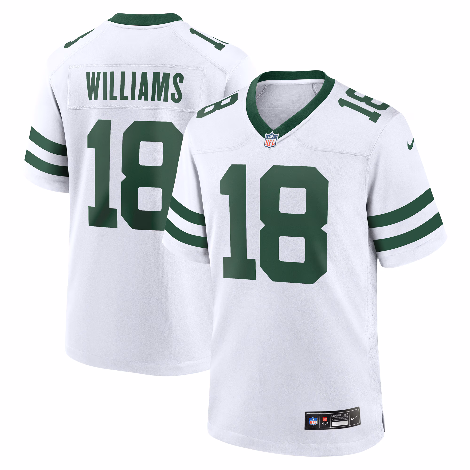 Mike Williams New York Jets  Game Player Jersey – Legacy White