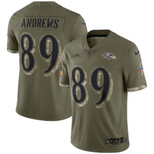 Mark Andrews Baltimore Ravens  2022 Salute To Service Limited Jersey - Olive