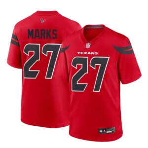 Jo'quavious Marks #27 Houston Texans Alternate Game Jersey - Red