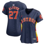 Women's Houston Astros Jose Altuve #27 Navy Alternate Limited Player Jersey