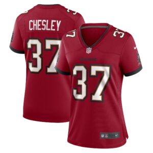 Anthony Chesley Tampa Bay Buccaneers  Women's Game Player Jersey - Red