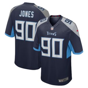 DaQuan Jones Tennessee Titans  Game Jersey - Navy