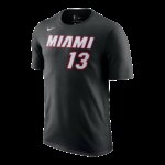 Bam Adebayo Miami HEAT Icon Black Name & Number Tee