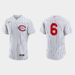 Men's Cincinnati Reds #6 Jonathan India 2022 Field of Dreams Flex Base Jersey - White