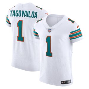Tua Tagovailoa Miami Dolphins  Vapor Elite Jersey - White