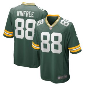 Juwann Winfree Green Bay Packers  Game Jersey - Green