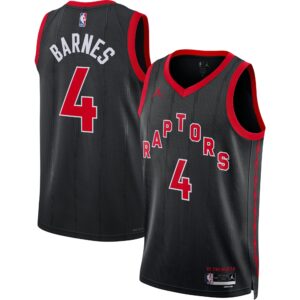 Scottie Barnes 2022/23 Toronto Raptors  Unisex Swingman Jersey - Statement Edition - Black