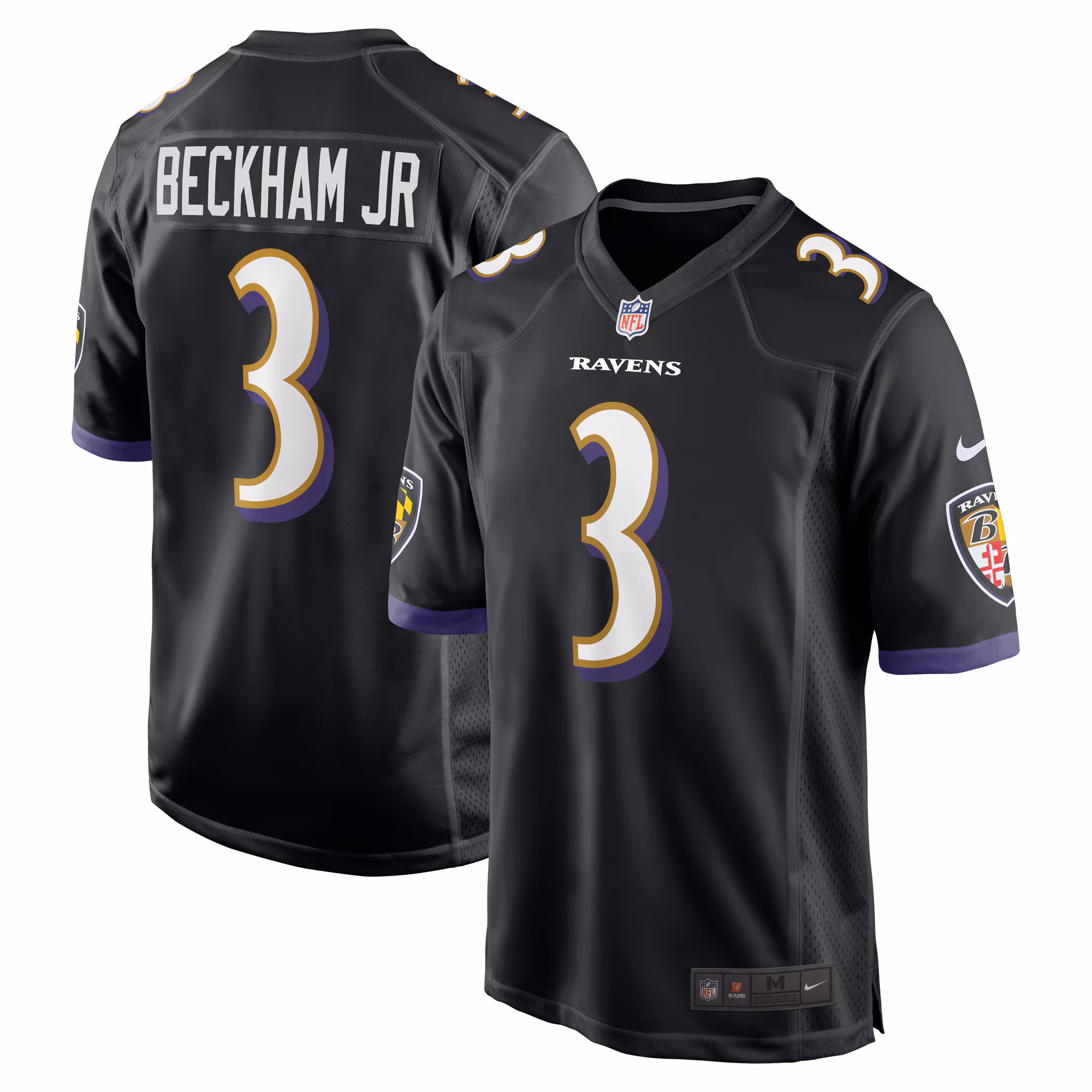 Odell Beckham Jr. Baltimore Ravens Alternate Game Jersey - Black