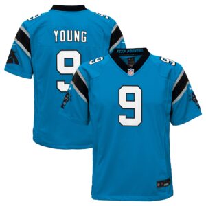 Bryce Young Carolina Panthers  Youth 2023 Draft First Round Pick Alternate Game Jersey - Blue