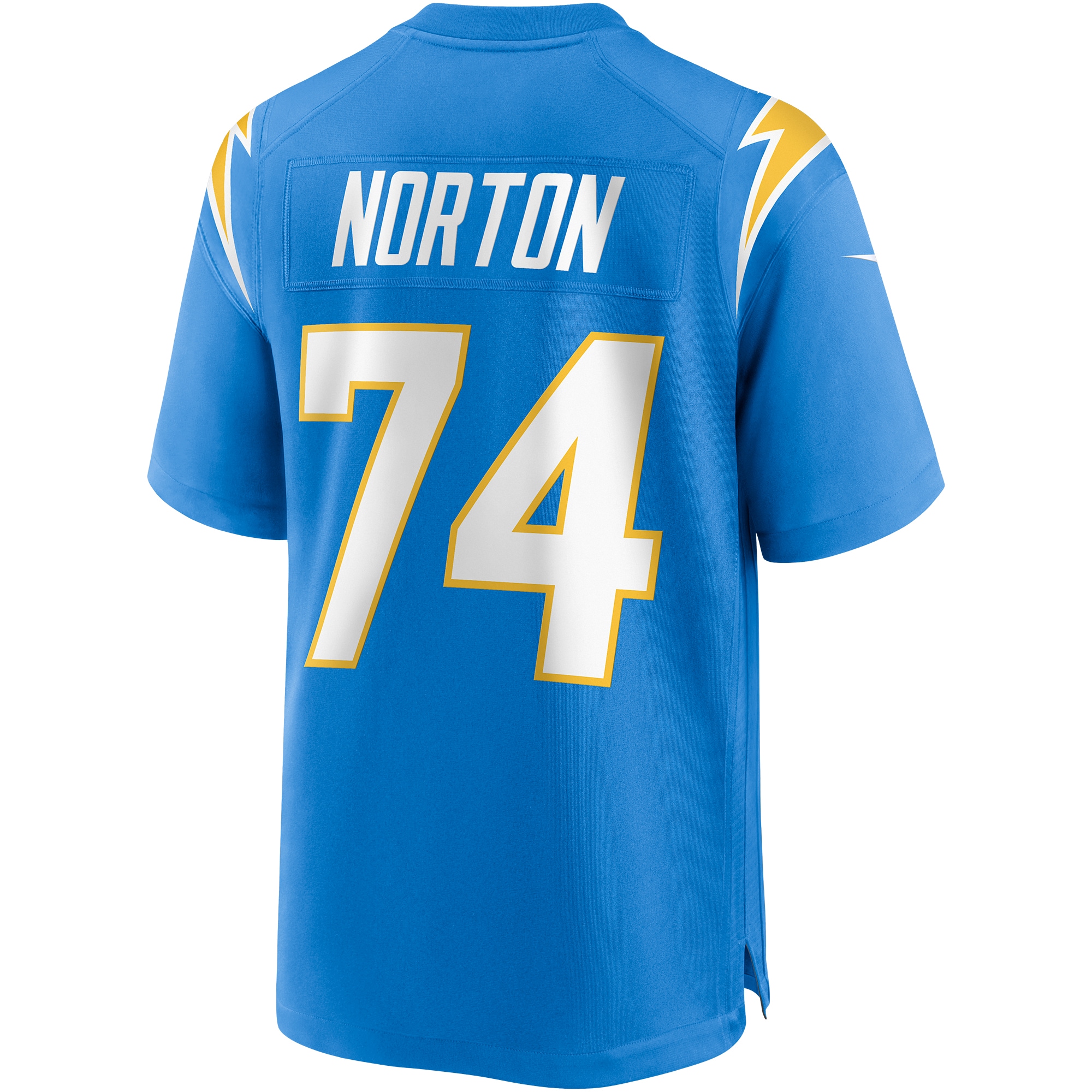 Storm Norton Los Angeles Chargers Team Game Jersey - Powder Blue - Image 3