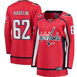 Carl Hagelin Washington Capitals Women's Home Breakaway Player Jersey - Red