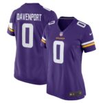 Marcus Davenport Minnesota Vikings  Women's Team Game Jersey - Purple