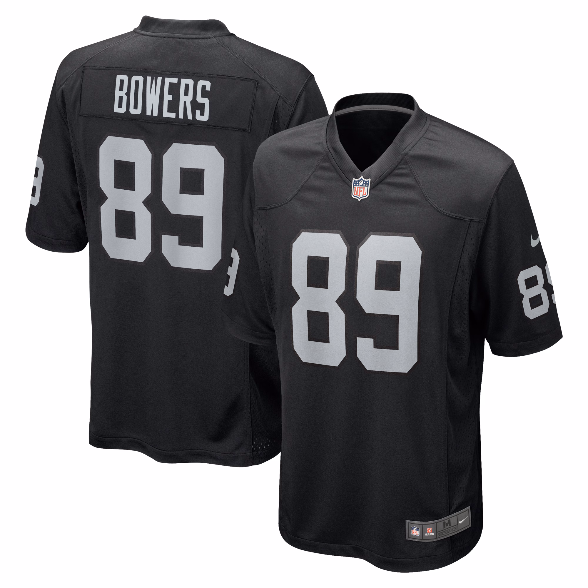 Brock Bowers Las Vegas Raiders 2024 Draft First Round Pick Player Game Jersey - Black