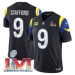 Matthew Stafford #9 Los Angeles Rams 2025 Rivalries Collection Limited Jersey - Midnight Blue