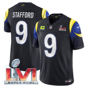 Matthew Stafford #9 Los Angeles Rams 2025 Rivalries Collection Limited Jersey - Midnight Blue