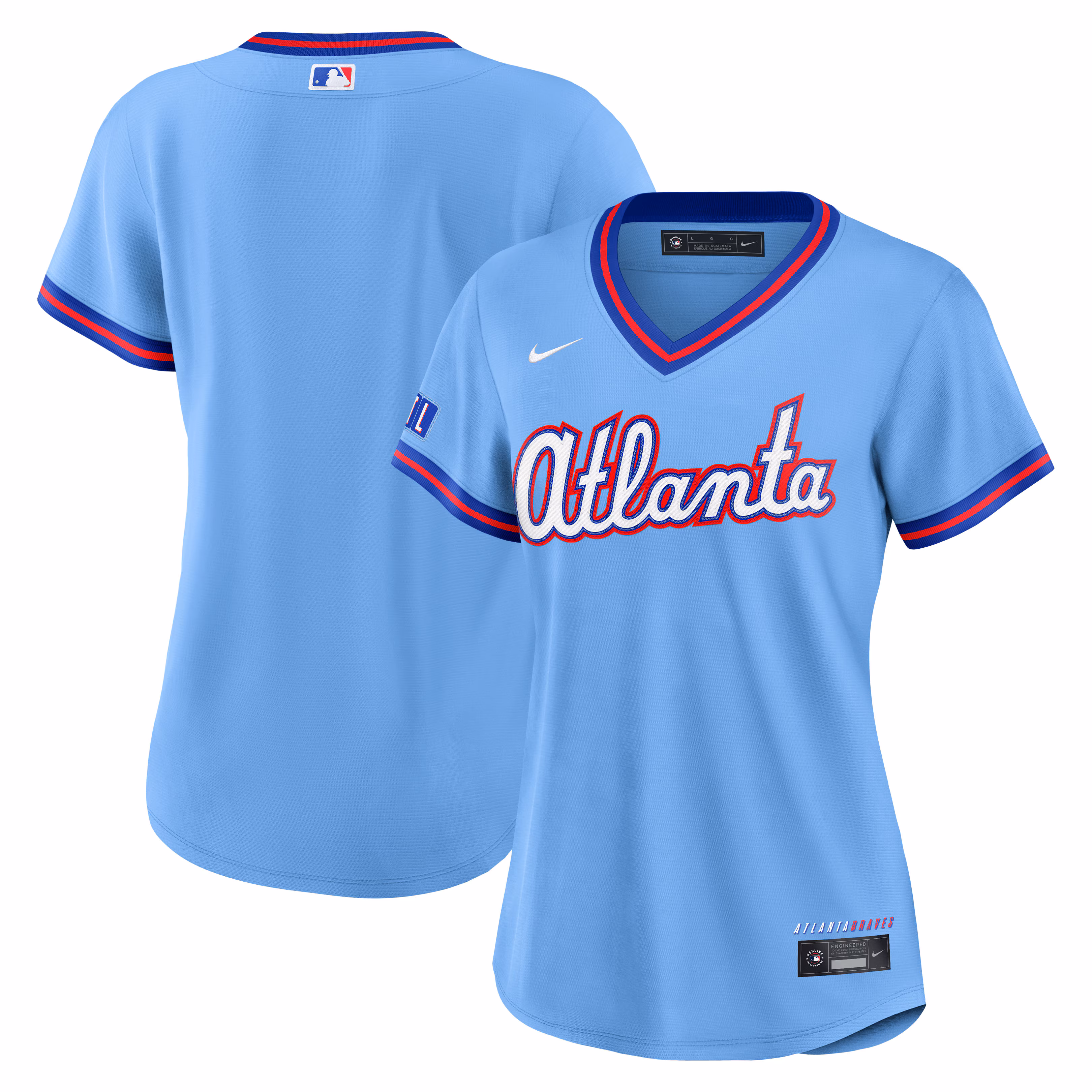 Women's Atlanta Braves Powder Blue 2026 City Connect Stadium Jersey