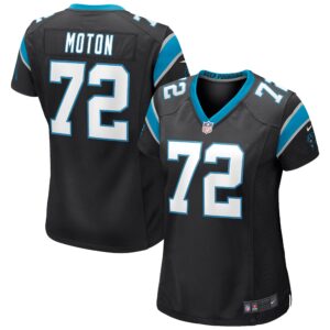 Taylor Moton Carolina Panthers  Women's Game Jersey - Black