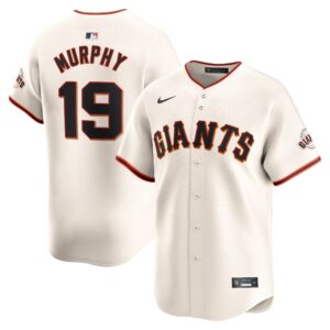 Men's San Francisco Giants Tom Murphy  Cream Home Limited Player Jersey