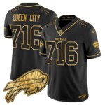 Queen City 716 #716 Buffalo Bills BUF 2025 "Rivalries" Gold Vapor Limited Jersey - All Stitched