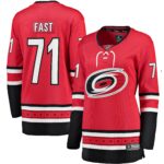 Jesper Fast Carolina Hurricanes Women's Home Breakaway Jersey - Red