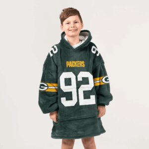 Kid 92 Green Bay Football Unisex Blanket Hoodie