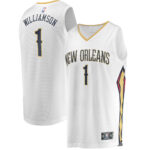 Zion Williamson New Orleans Pelicans  Replica Fast Break Jersey White - Association Edition