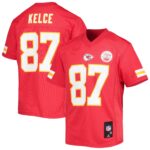 Travis Kelce Kansas City Chiefs Youth Replica Player Jersey - Red