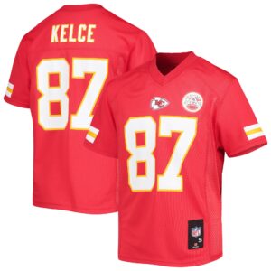 Travis Kelce Kansas City Chiefs Youth Replica Player Jersey - Red