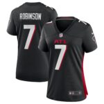 Bijan Robinson Atlanta Falcons  Women's 2023 Draft First Round Pick Game Jersey - Black