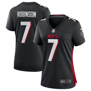 Bijan Robinson Atlanta Falcons  Women's 2023 Draft First Round Pick Game Jersey - Black