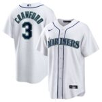 Men's Seattle Mariners JP Crawford  White Home Replica Jersey