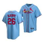 Men's St. Louis Cardinals #26 Cooper Hjerpe 2022 Draft Jersey Blue Alternate
