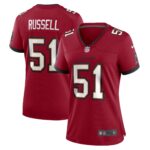 J.J. Russell Tampa Bay Buccaneers  Women's Game Player Jersey - Red