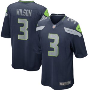 Russell Wilson Seattle Seahawks  Game Player Jersey - College Navy