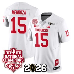Fernando Mendoza #15 Indiana Hoosiers Vapor Limited Football Jersey - 2025 National Champions - All Stitched