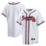 Atlanta Braves White Home Replica Team Jersey