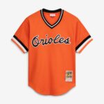 Baltimore Orioles Cal Ripken Jr. #8 Mitchell & Ness Orange Authentic Batting Practice Jersey