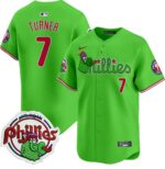 Trea Turner #7 Philadelphia Phillies Phanatic Patch Vapor Premier Limited Jersey V3 - All Stitched
