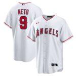 Los Angeles Angels Zach Neto #9 White Home Replica Jersey