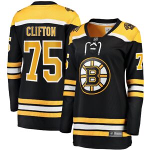Connor Clifton Boston Bruins Women's Home Breakaway Jersey - Black