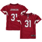 David Johnson Arizona Cardinals  Girls Youth Game Jersey - Cardinal