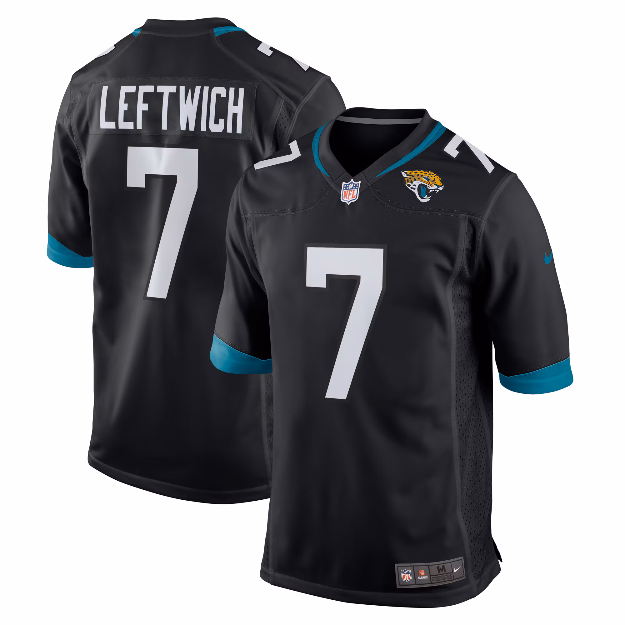 Byron Leftwich #7 Jacksonville Jaguars Retired Player Alternate Game Jersey - Black