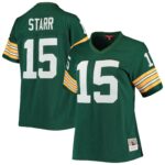 Bart Starr Green Bay Packers  Women's 1967 Legacy Replica Player Jersey - Green