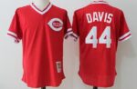 Men's Mitchell and Ness Cincinnati Reds #44 Eric Davis Red Stitched Jersey