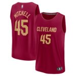 Donovan Mitchell Cleveland Cavaliers  2022/23 Fast Break Replica Jersey - Icon Edition - Wine