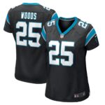 Xavier Woods Carolina Panthers  Women's Game Jersey - Black