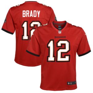 Tom Brady Tampa Bay Buccaneers  Youth Game Jersey - Red