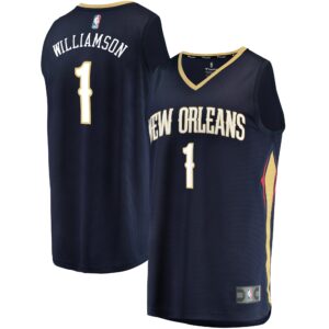 Zion Williamson New Orleans Pelicans  Fast Break Replica Jersey Navy - Icon Edition
