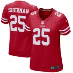 Richard Sherman San Francisco 49ers  Women's Game Player Jersey - Scarlet